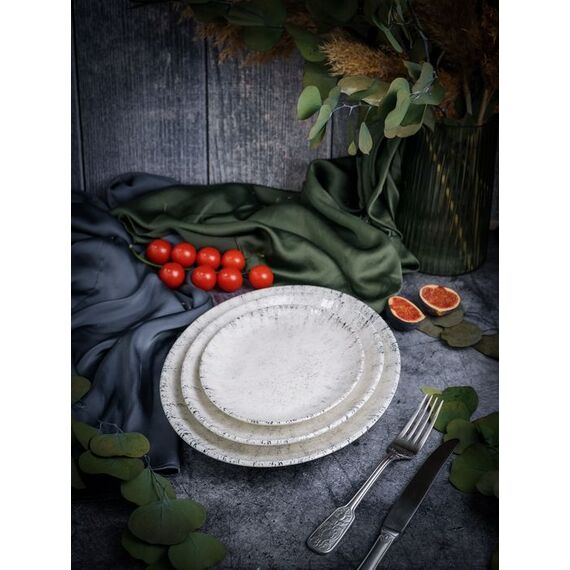 Блюдо овальное 26 х 19 см,  цвет серый, BLIZZARD, Porland, изображение 18