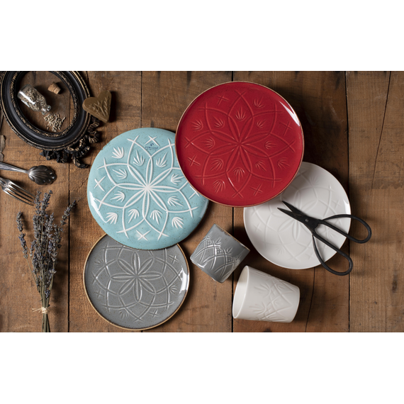 Салатник 24 см, Seasons красный, Porland, изображение 2