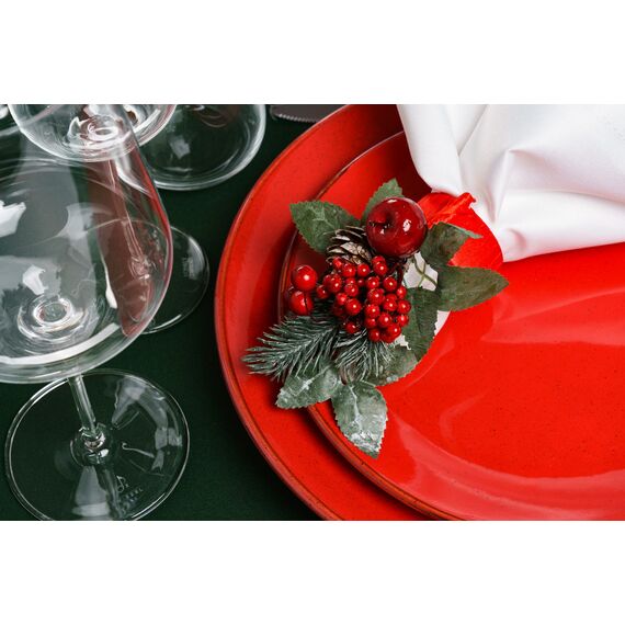 Чаша с волнообразным краем 16cm, Seasons красный, Porland, изображение 10