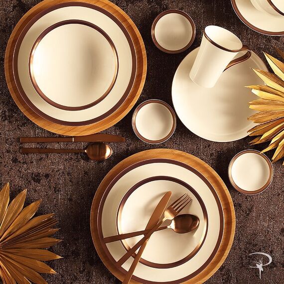 Тарелка полуглубокая, 22см h3,8см, Legacy Copper, Porland, изображение 5