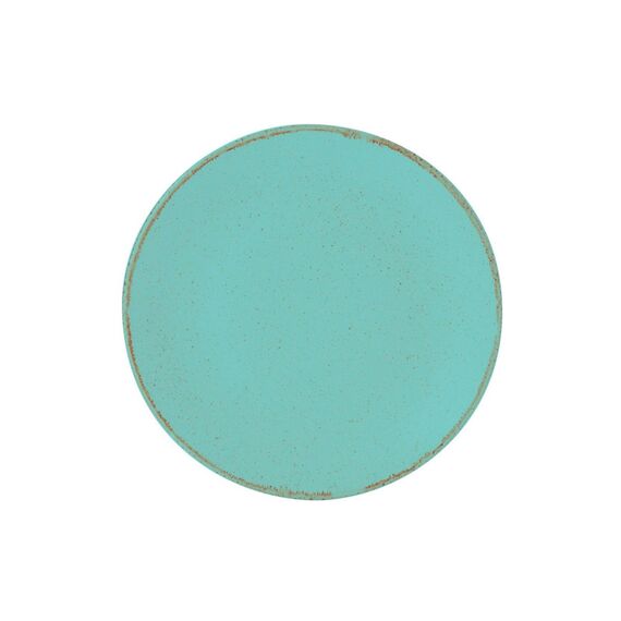 Тарелка мелкая без рима 30 cm, Seasons Бирюзовый, Porland