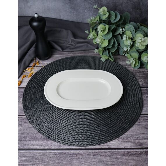 Тарелка овальная 24  см, LINE, Porland