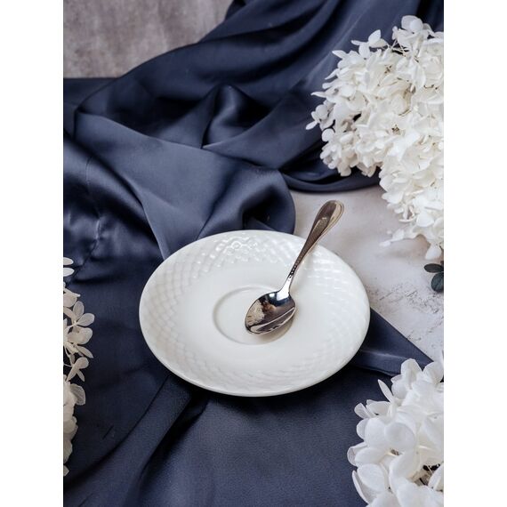 Блюдце для кофейной чашки 12 см, цвет белый, ALUMILITE AQUA, Porland, изображение 2