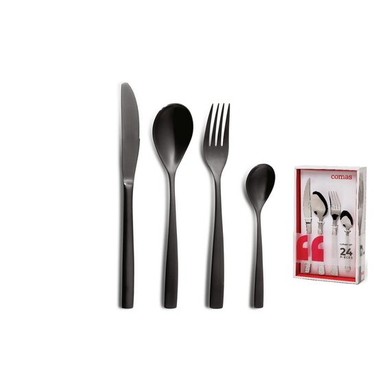 Набор из 24 приборов, черный, BCN COLORS Black, Comas