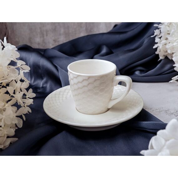 Блюдце для кофейной чашки 12 см, цвет белый, ALUMILITE AQUA, Porland, изображение 5