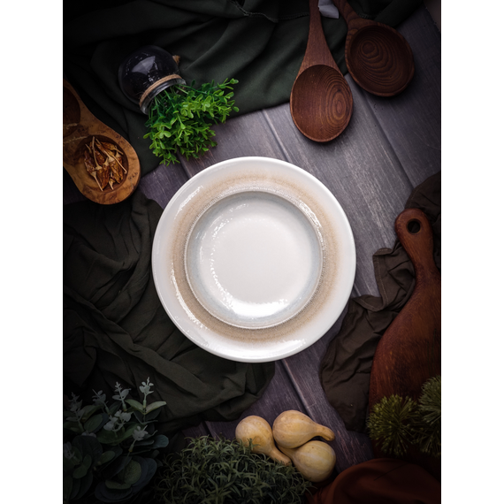 Тарелка глубокая для пасты 25 см с полями, VENUS, Pioli