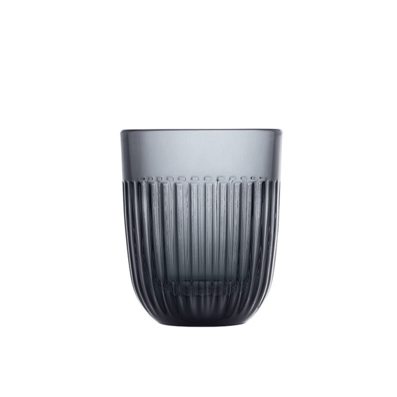 Набор из 6-ти стаканов O/F 290 мл, h 9,5 см, d 8 см, серый, серия OUESSANT ANTHRACITE, La Rochere