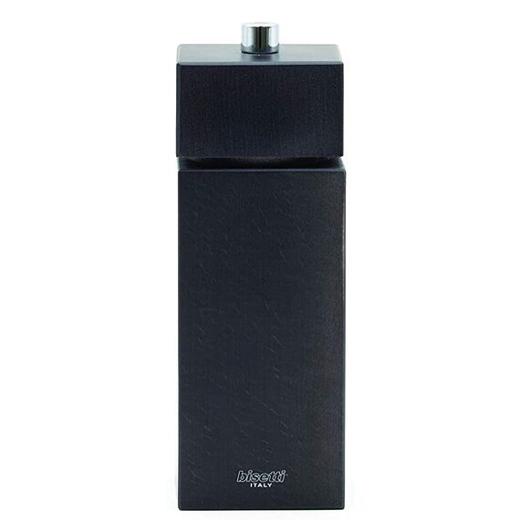 Мельница для перца h 16,5 см, бук, цвет черный, серия TRENTO, Bisetti