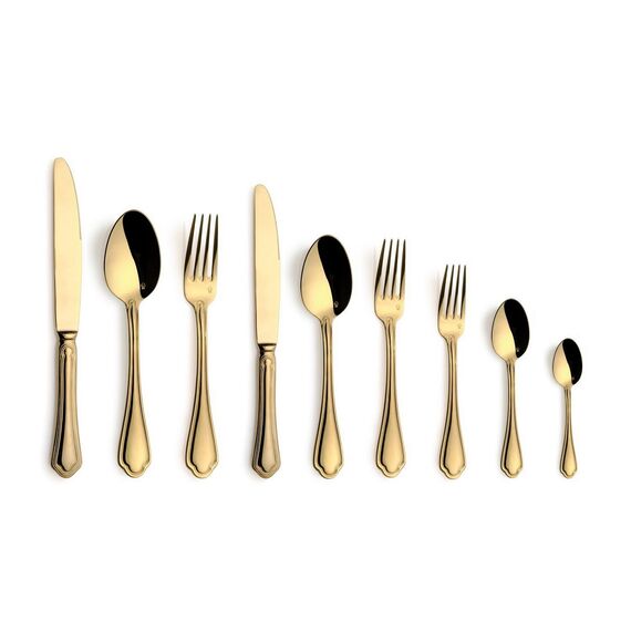 Вилка столовая, золото 20,9 см, Sangiovese 18/10 Gold, Comas, изображение 2