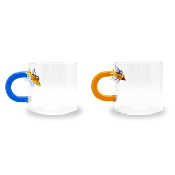 Набор из 2-х кофейных кружек, 130 мл, Бабочки, Monterey, WD Lifestyle