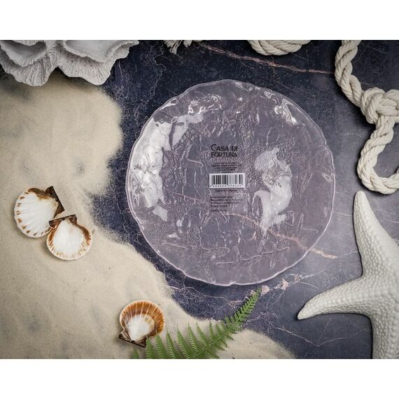 Тарелка 21 см, цвет пастельно-розовый, Estrella De Mar, Casa di fortuna