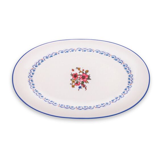Блюдо овальное Flora 35*21 см, Gural Porselen