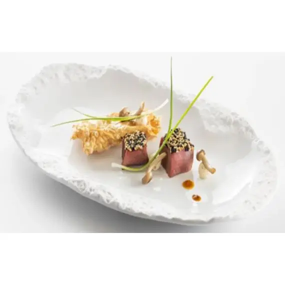 Блюдо овальное глубокое 30 х 16 см, серия Texture, Home Chef