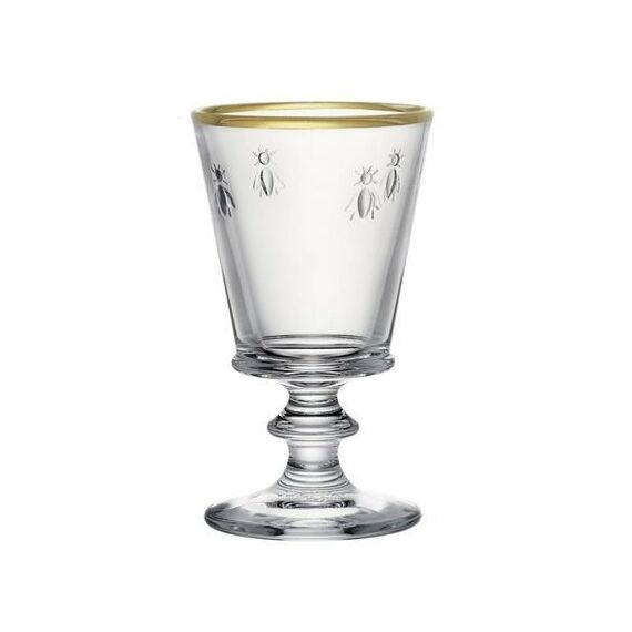 Набор из 4-х бокалов для вина с золотым ободком 260 мл, серия ABEILLE, La Rochere