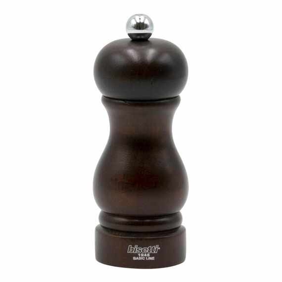 Мельница для перца h 13 см, бук, цвет "грецкий орех", серия SORRENTO, Bisetti