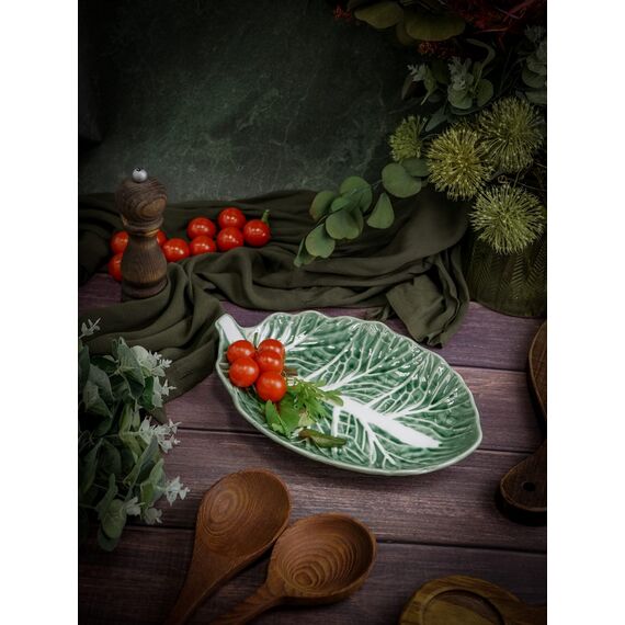 Блюдо овальное 28,3х19,8 см, Cabbage, Casa di fortuna