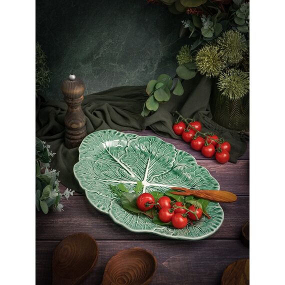 Блюдо овальное 37,5х26,3 см, Cabbage, Casa di fortuna