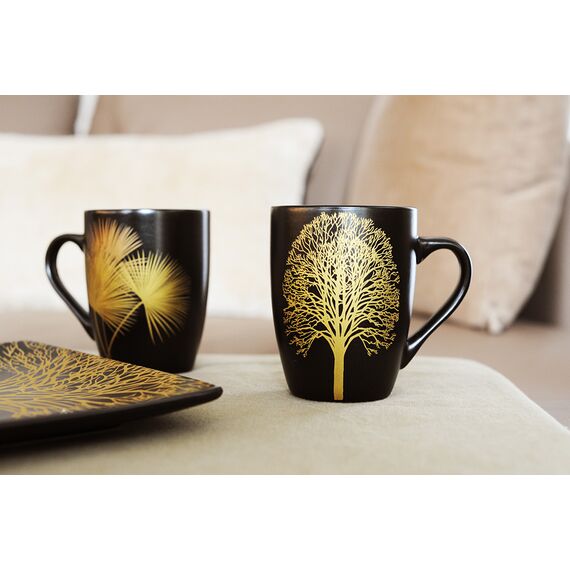 Набор из 2-х кружек, 330 мл, золотистый декор, Singapore, WD Lifestyle, изображение 8