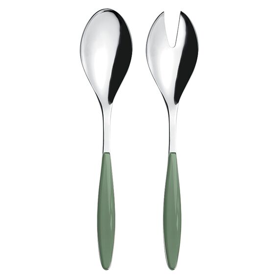 Набор столовых приборов для салата Feeling, зеленый, Guzzini