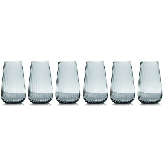 Набор из 6-ти стаканов, 14 см, 570 мл, цвет серый, Opium, Le Stelle, изображение 2