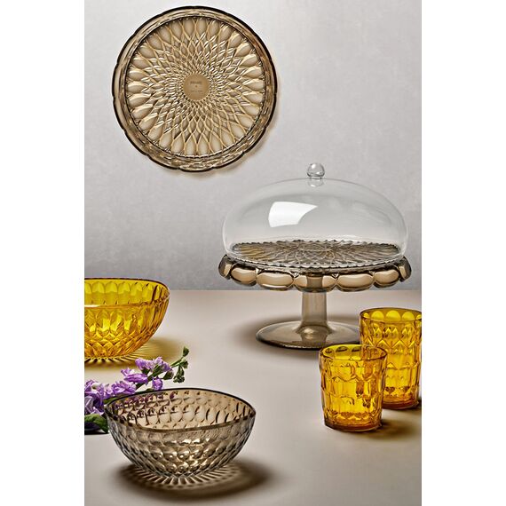 Блюдо для торта с крышкой Vanity, 30 см, коричневое, Guzzini, изображение 3