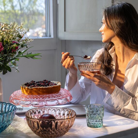 Блюдо для торта с крышкой Vanity, 30 см, прозрачное, Guzzini, изображение 2