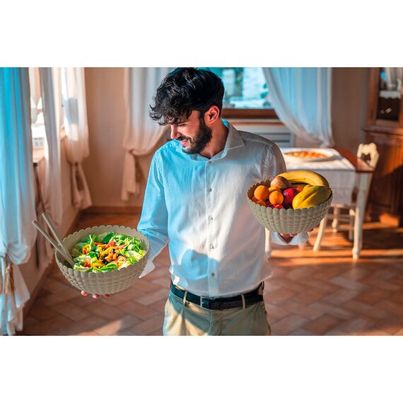 Набор столовых приборов для салата Tiffany, серо-бежевые, Guzzini, изображение 4