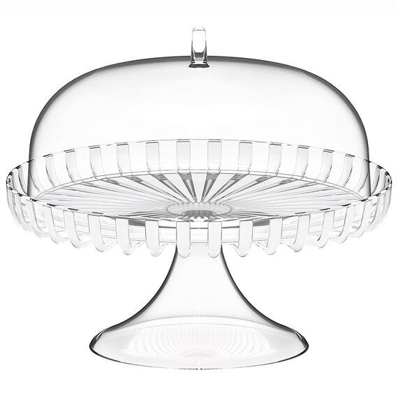 Блюдо для торта с крышкой Dolcevita, 31 см, перламутровое, Guzzini