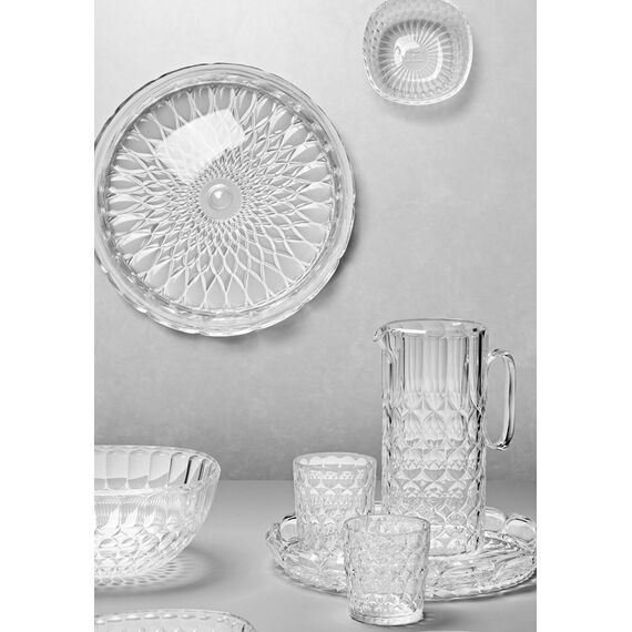 Блюдо сервировочное с крышкой Vanity, 30 см, прозрачное, Guzzini, изображение 3