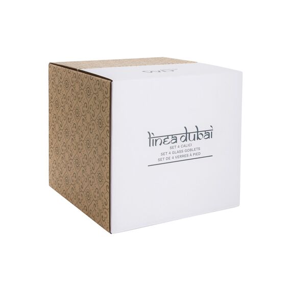 Набор из 4-х бокалов для вина, 400 мл, цвет янтарный, Dubai, WD Lifestyle, изображение 2