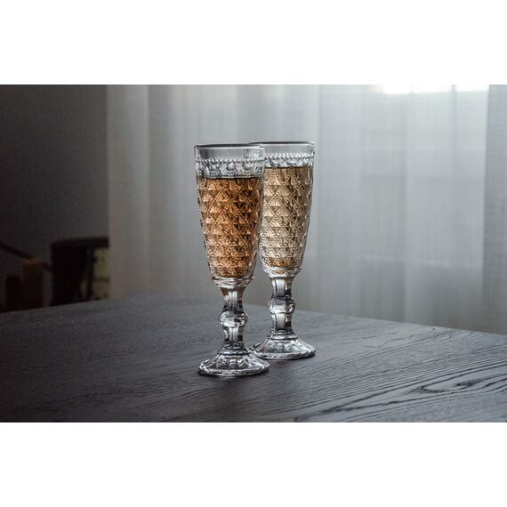 Набор из 4-х бокалов для шампанского, 150 мл, цвет голубой, Dubai, WD Lifestyle, изображение 4