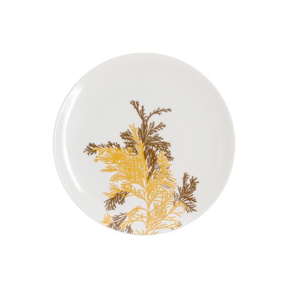 Набор тарелок десертных, 20,5 см, 4 шт, цвет белый, золотистый декор, Singapore, WD Lifestyle, изображение 9