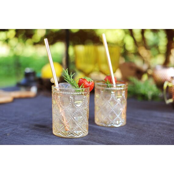 Набор из 4-х стаканов, 9,5 см, 300 мл, цвет голубой, Dubai, WD Lifestyle, изображение 4