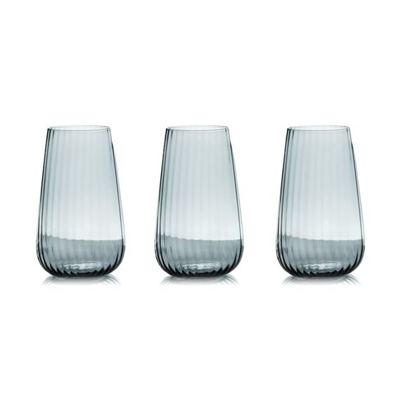 Набор из 6-ти стаканов, 14 см, 570 мл, цвет серый, Opium, Le Stelle