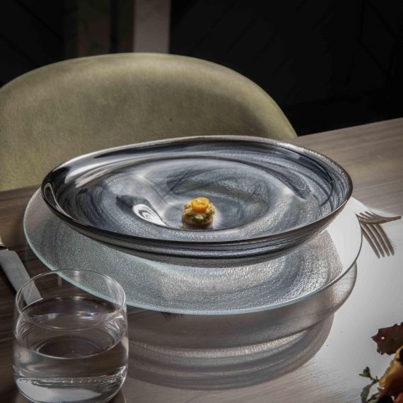 Тарелка d 21 см, h 6 см, стекло, серия Ola, ArdaCam, изображение 2