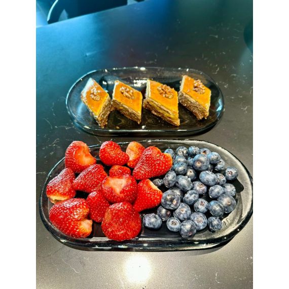 Тарелка овальная 27,5x14,5 см, h 2,5 см, стекло, серия Atlas, ArdaCam, изображение 2