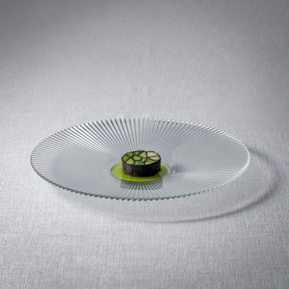 Тарелка d 26,5 см, h 3 см, стекло, серия Aria, ArdaCam, изображение 3