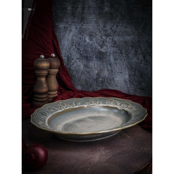 Блюдо овальное 37x27,6 см, h 5 см, фарфор, Vintage, Casa di fortuna, изображение 6