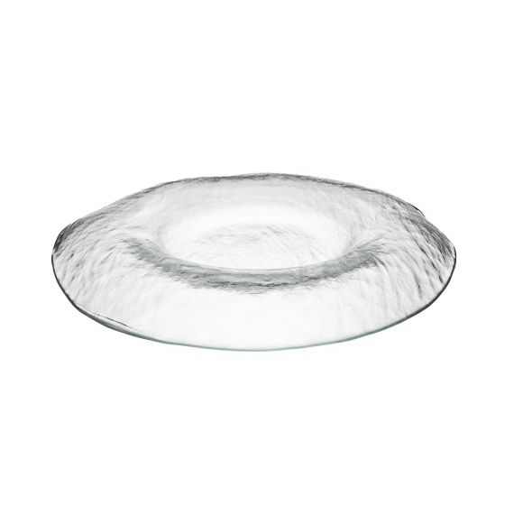 Тарелка d 25 см, h 2,5 см, стекло, серия Helix, ArdaCam