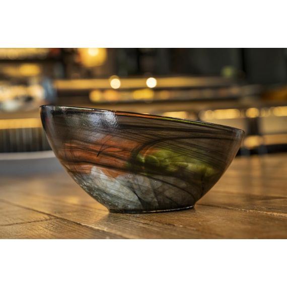 Салатник d 10 см, h 7 см, стекло, серия Hills, ArdaCam