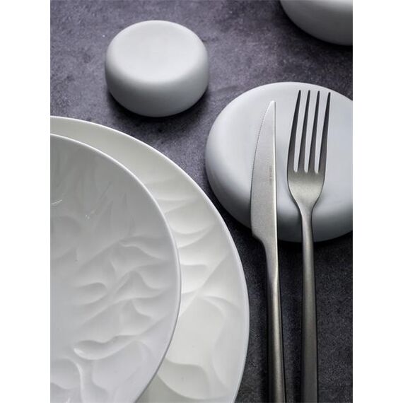 Тарелка полуглубокая 1,12 л, d 26,9 см, h 4,1 см, костяной фарфор, Origami, Casa di fortuna, изображение 9