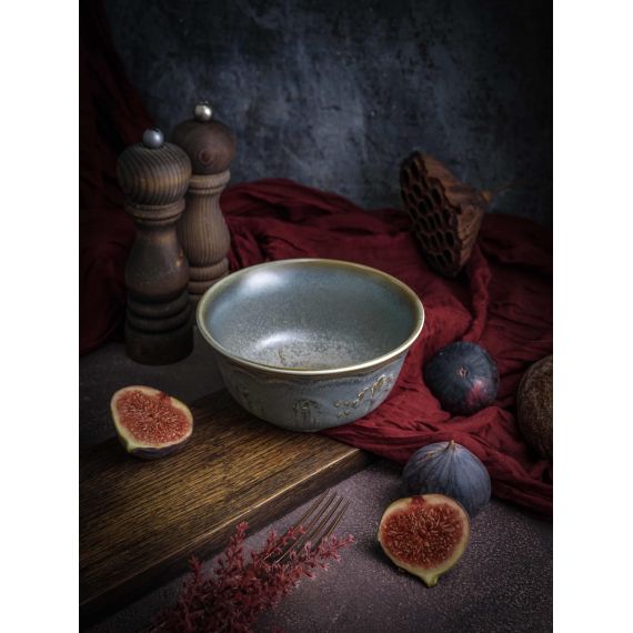 Салатник 550 мл, d 15 см, h 6,6 см фарфор, Vintage, Casa di fortuna, изображение 2