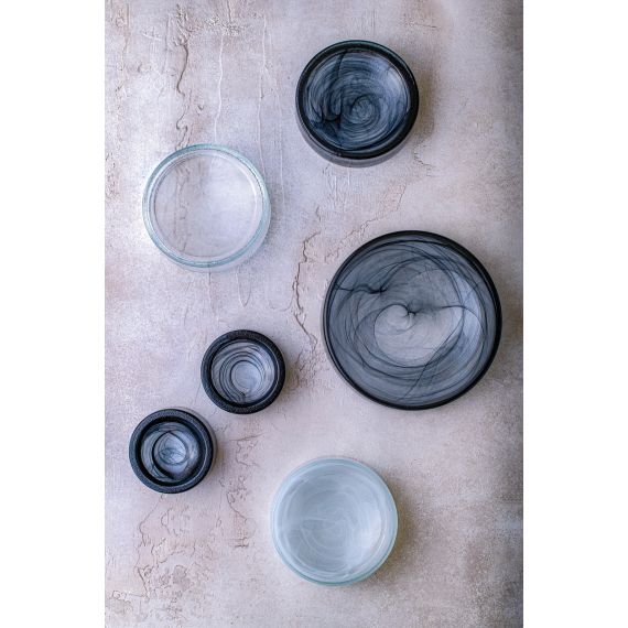 Салатник d 21 см, h 4,5 см, стекло,серия Hollow, ArdaCam, изображение 3