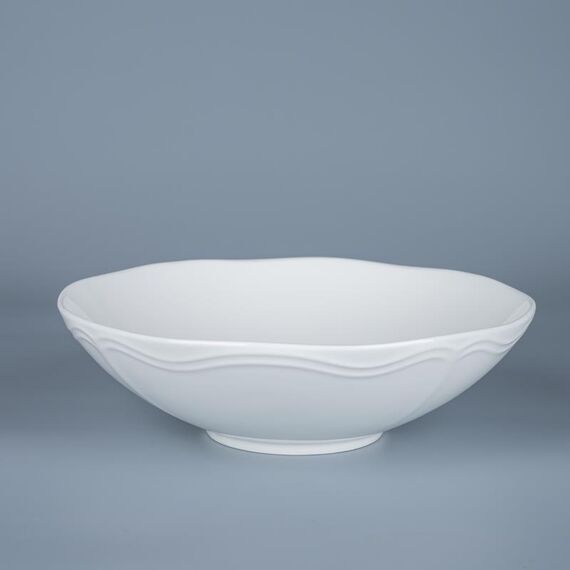 Салатник 1,9 л, d 26 см, h 7,5 см, фарфор, Red Rose, Casa di fortuna