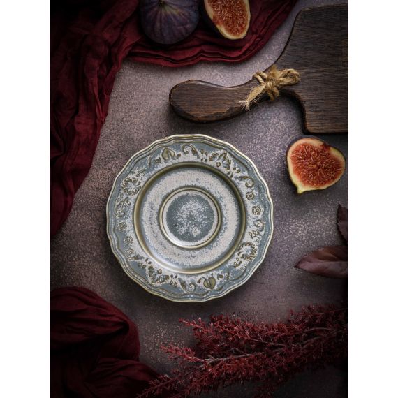 Блюдце d 15 см, h 1,8 см, фарфор, Vintage, Casa di fortuna