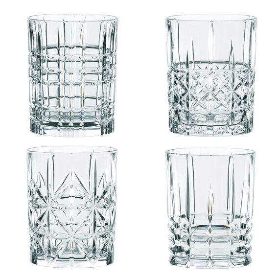 Набор тумблеров Highland Tumbler Set/4, 4 шт., 345 мл, хрусталь, Nachtmann