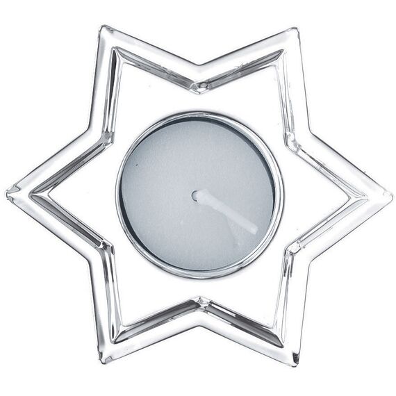 Подсвечник звезда Crystal Christmas, хрусталь, Nachtmann