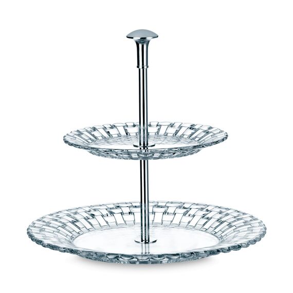 Менажница 2-ярусная Bossa Nova, 23x15 см, бессвинцовый хрусталь, Nachtmann