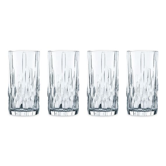 Набор стаканов Shu Fa Longdrink Set of 4, 4 шт., 360 мл, хрусталь, Nachtmann