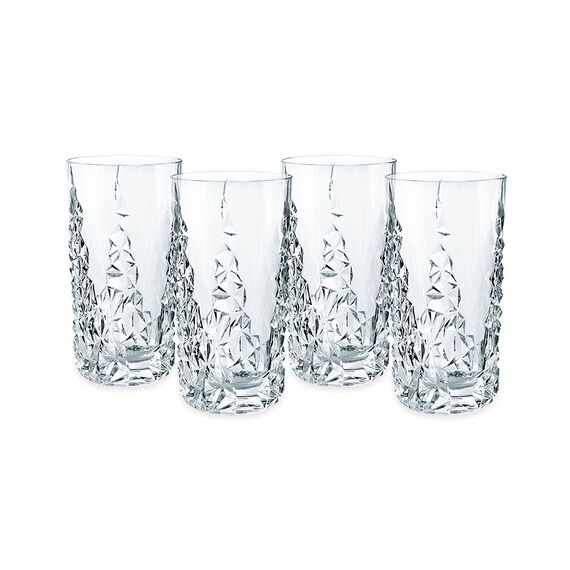 Набор из 4-х стаканов для воды Sculpture, объем: 420 мл, бессвинцовый хрусталь, 101967, Nachtmann